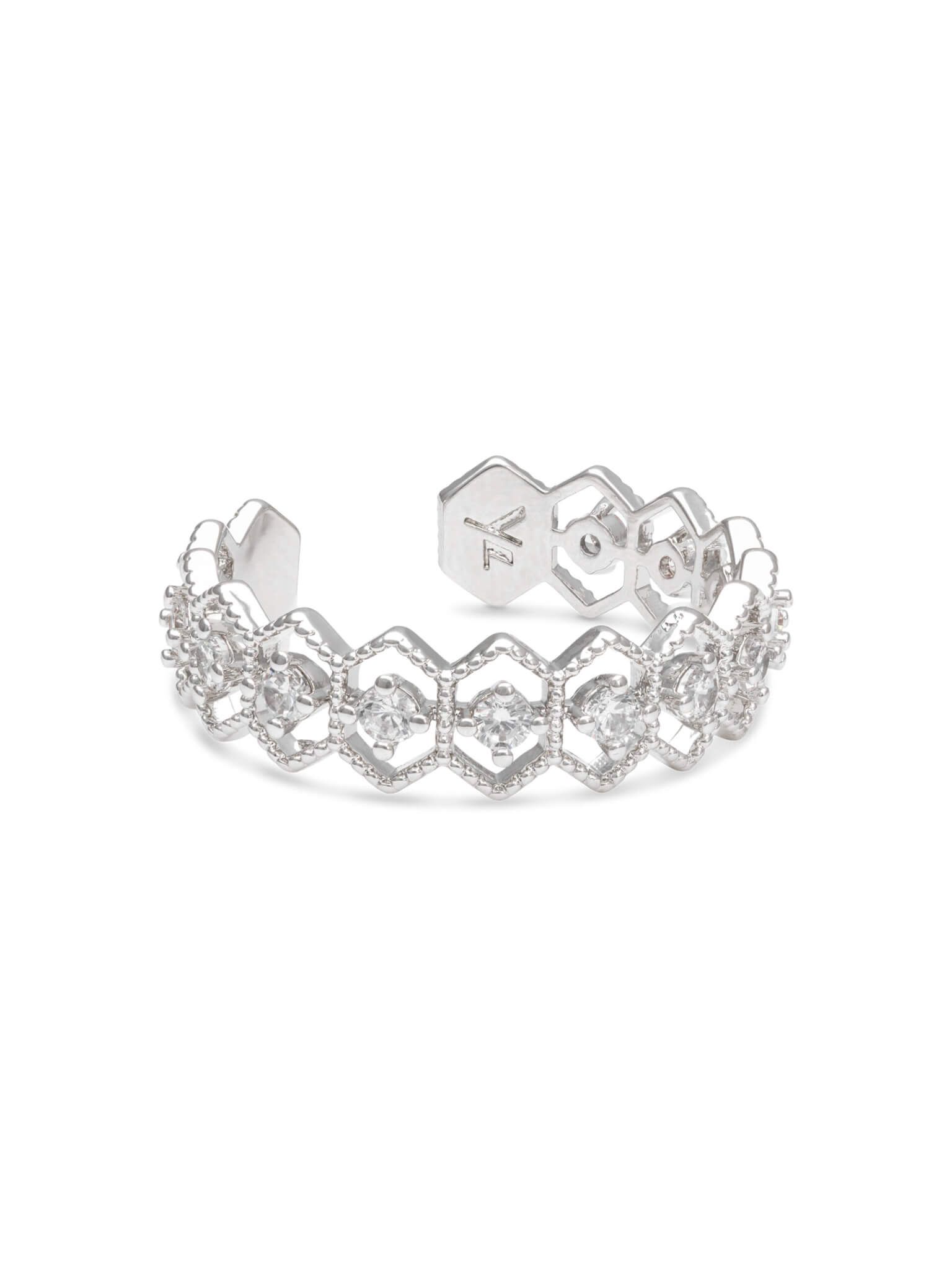 Ylva Li - NOVA RING – CRYSTAL (SILVER)