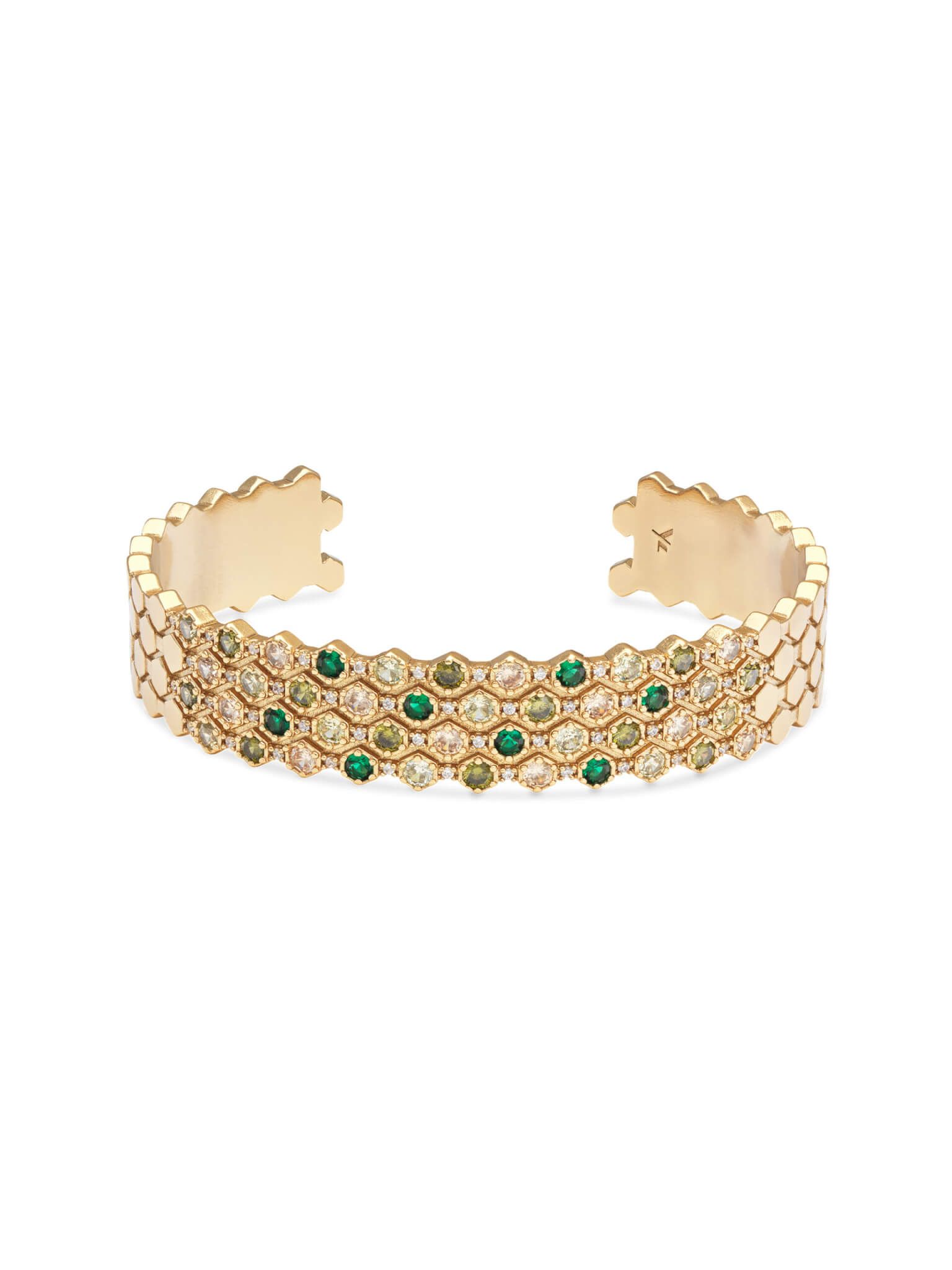 Ylva Li - HALO BRACELET – EMERALD