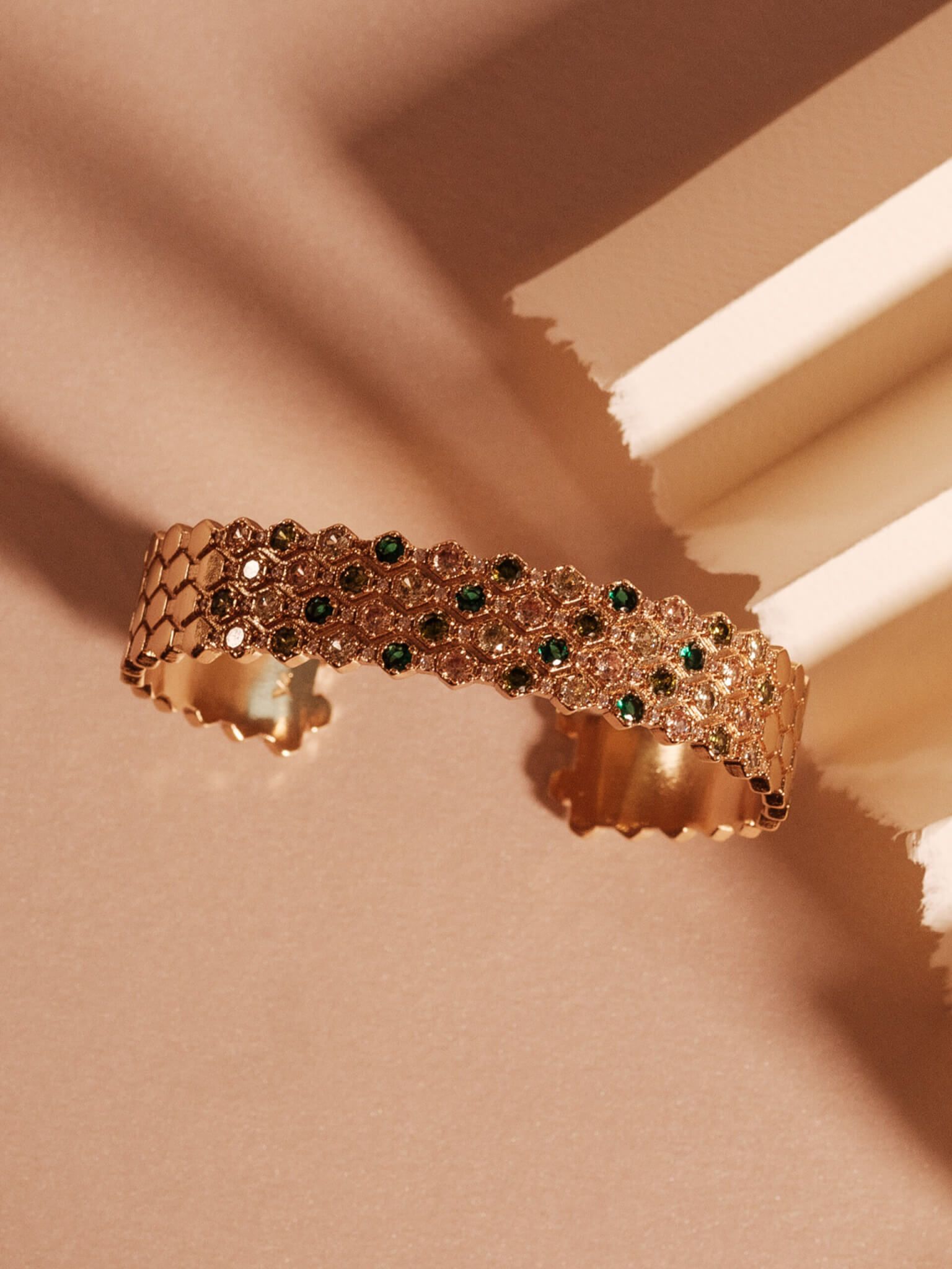 Ylva Li - HALO BRACELET – EMERALD