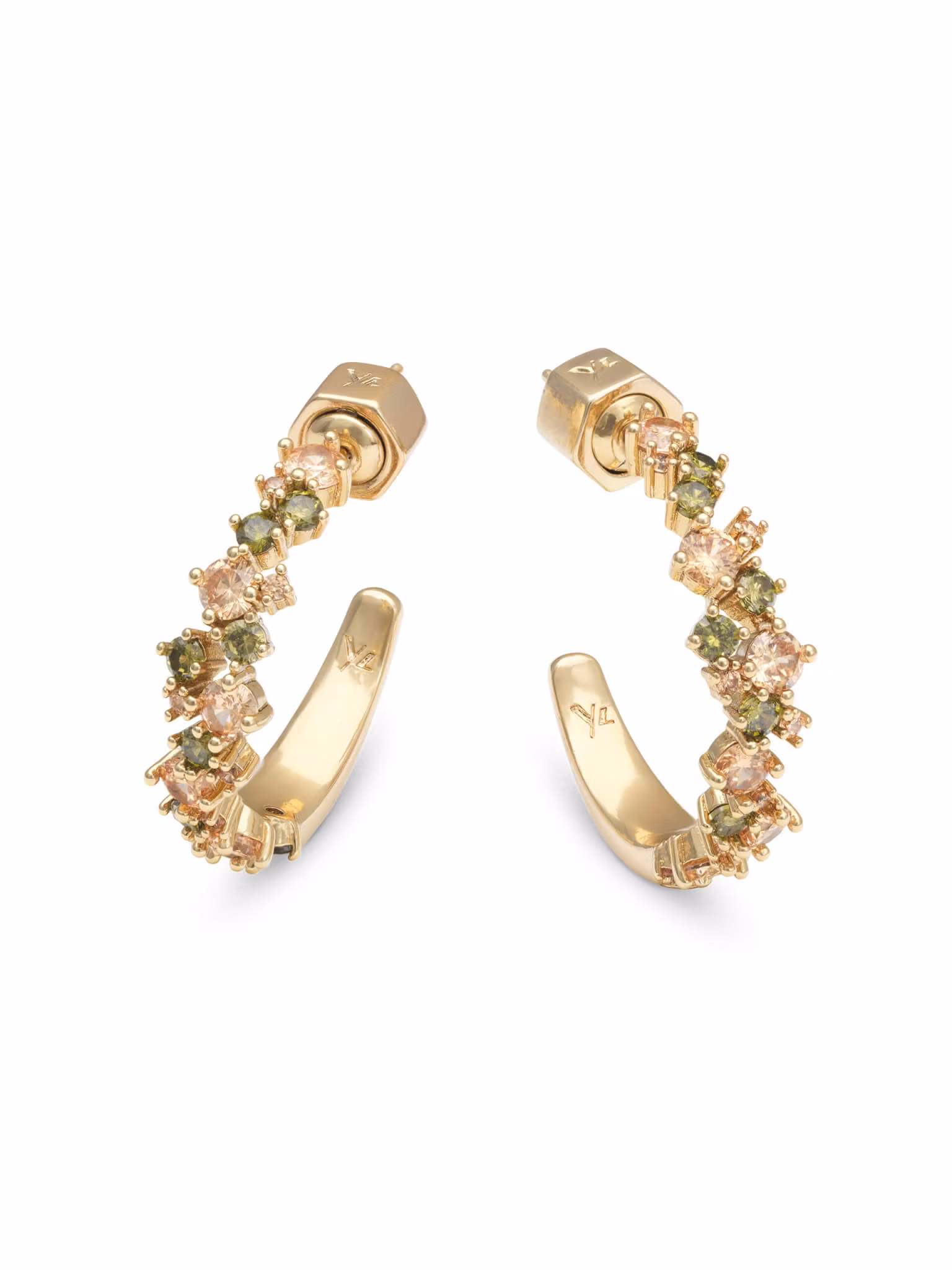 Ylva Li - MEADOW AVANTGARDE EARRINGS – PERIDOT