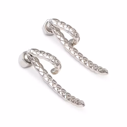 Ylva Li - MADEMOISELLE EARRINGS – CRYSTAL (SILVER)