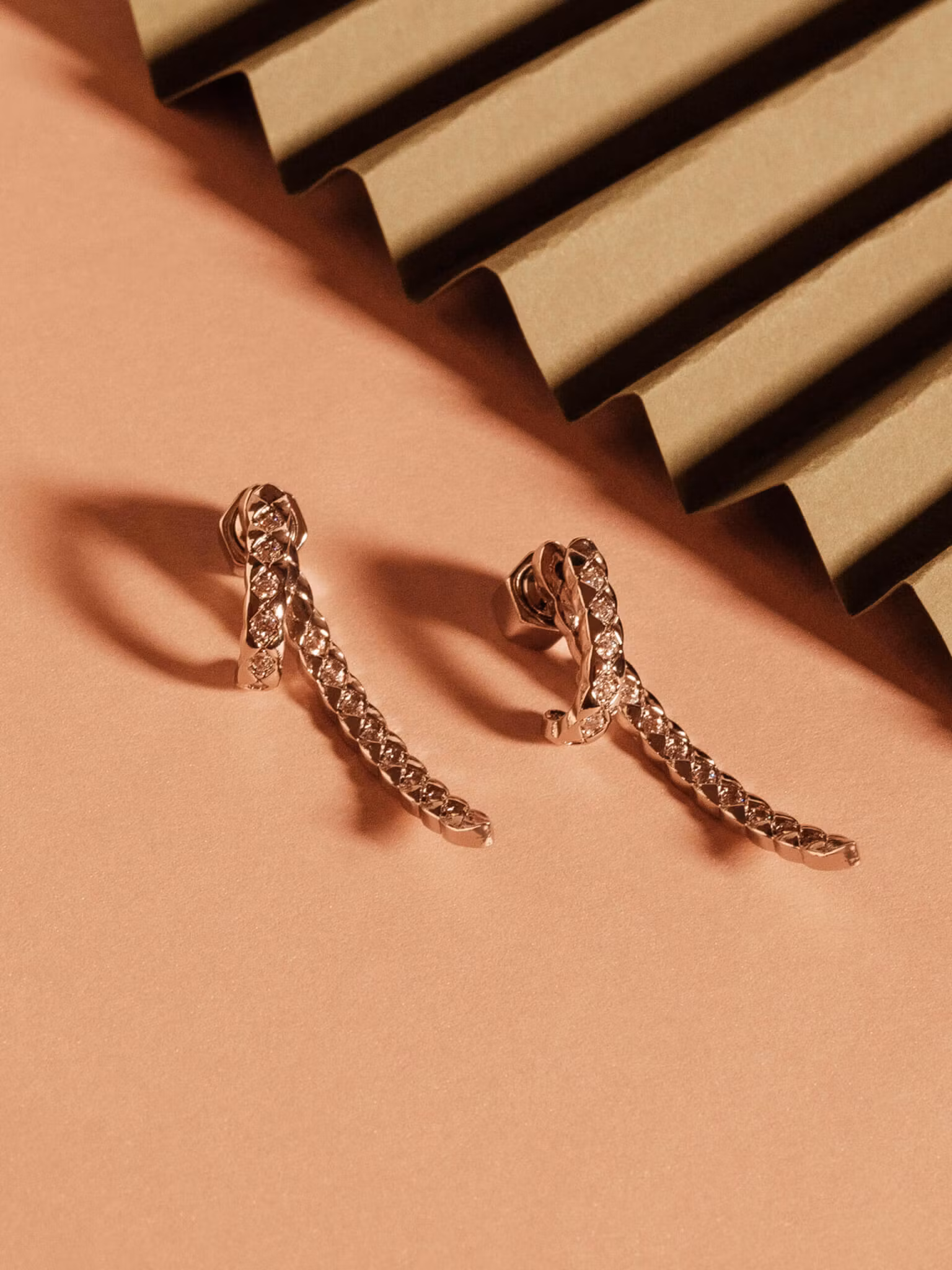 Ylva Li - MADEMOISELLE EARRINGS – CRYSTAL (SILVER)