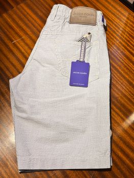 Jacob Cohën - Leo relaxed fit - blue/white stripes
