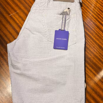 Jacob Cohën - Leo relaxed fit - blue/white stripes