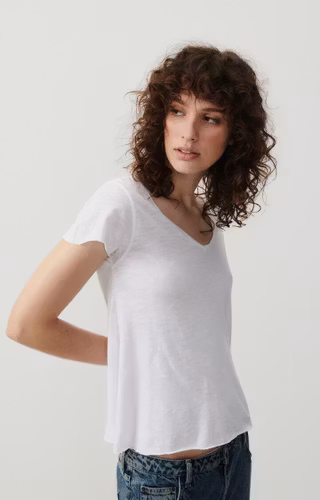 American Vintage - WOMEN'S T-SHIRT JACKSONVILLE - White