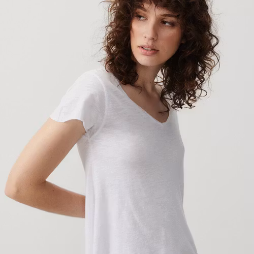 American Vintage - WOMEN'S T-SHIRT JACKSONVILLE - White