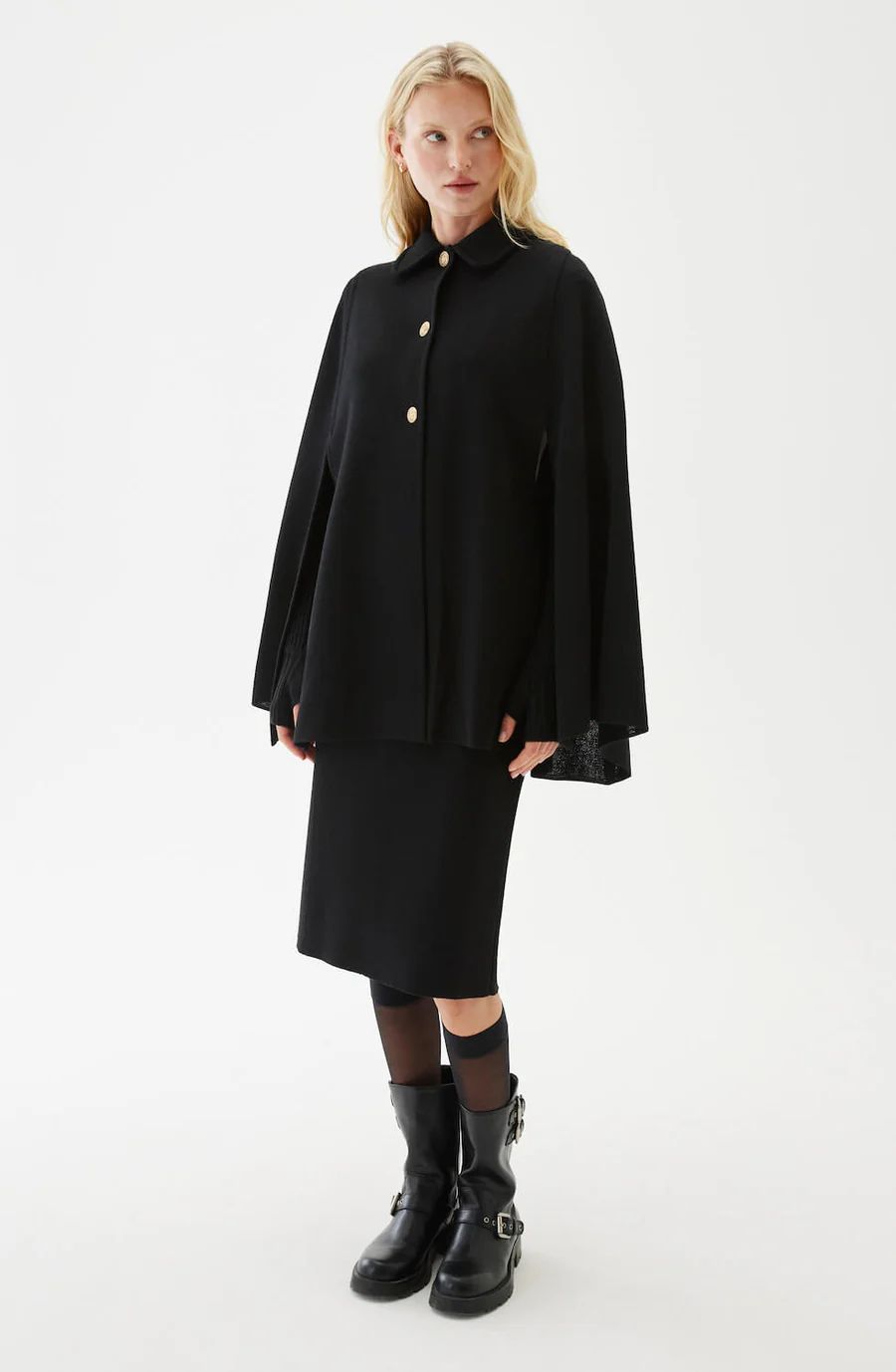 Busnel - MINOU CAPE - Black