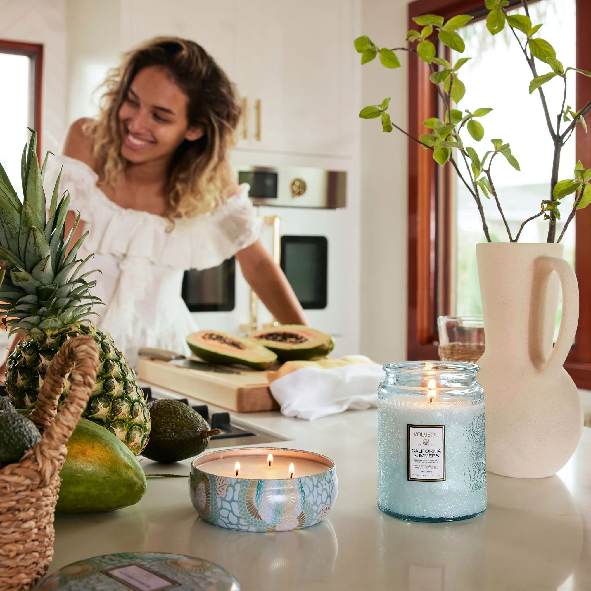 Voluspa - CALIFORNIA SUMMERS - LARGE JAR CANDLE