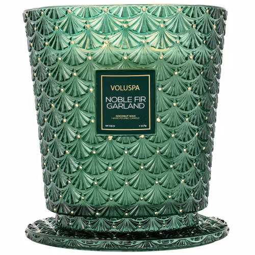 Voluspa - NOBLE FIR GARLAND - 5 WICK HEARTH CANDLE