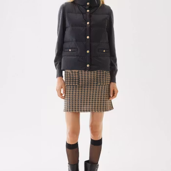 BUSNEL - AMY DOWN VEST - Black