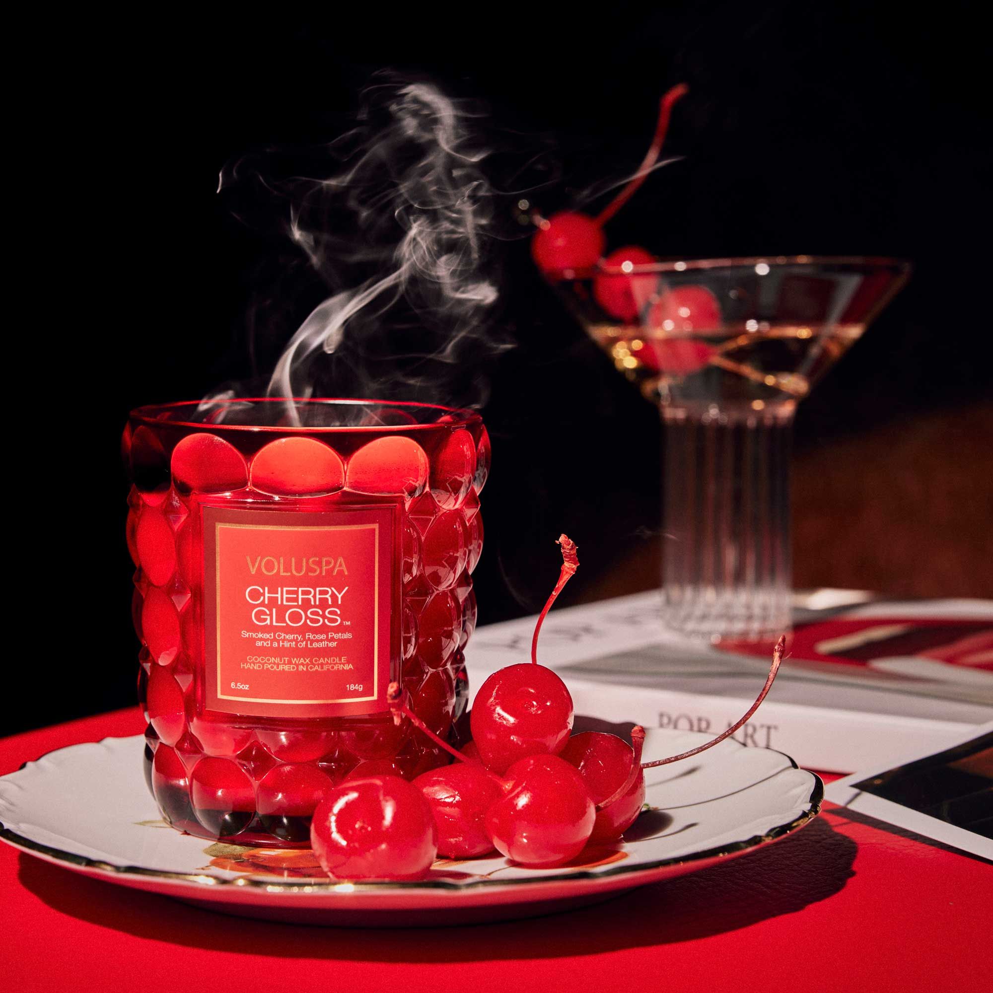Voluspa - CHERRY GLOSS - Classic Jar Candle