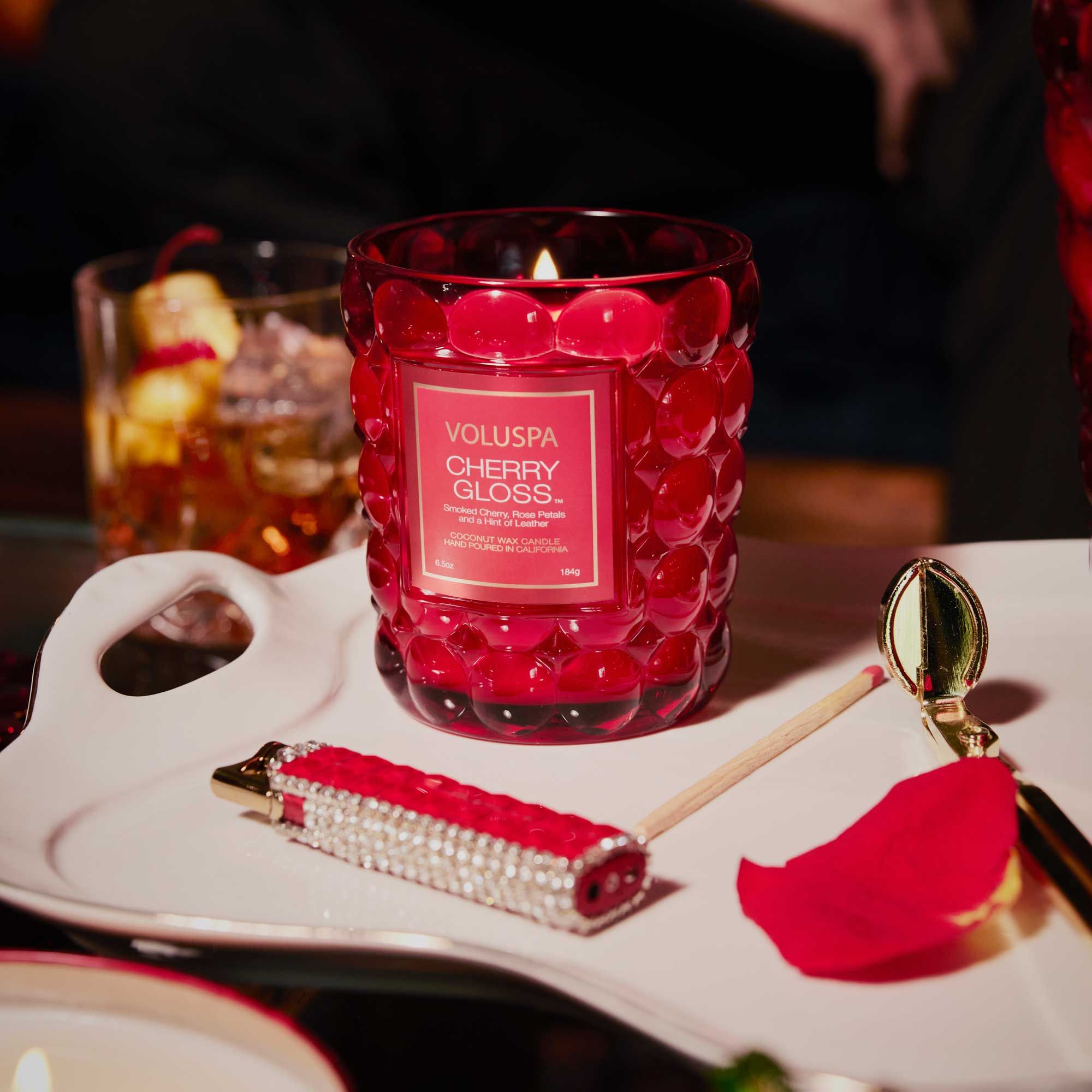 Voluspa - CHERRY GLOSS - Classic Jar Candle