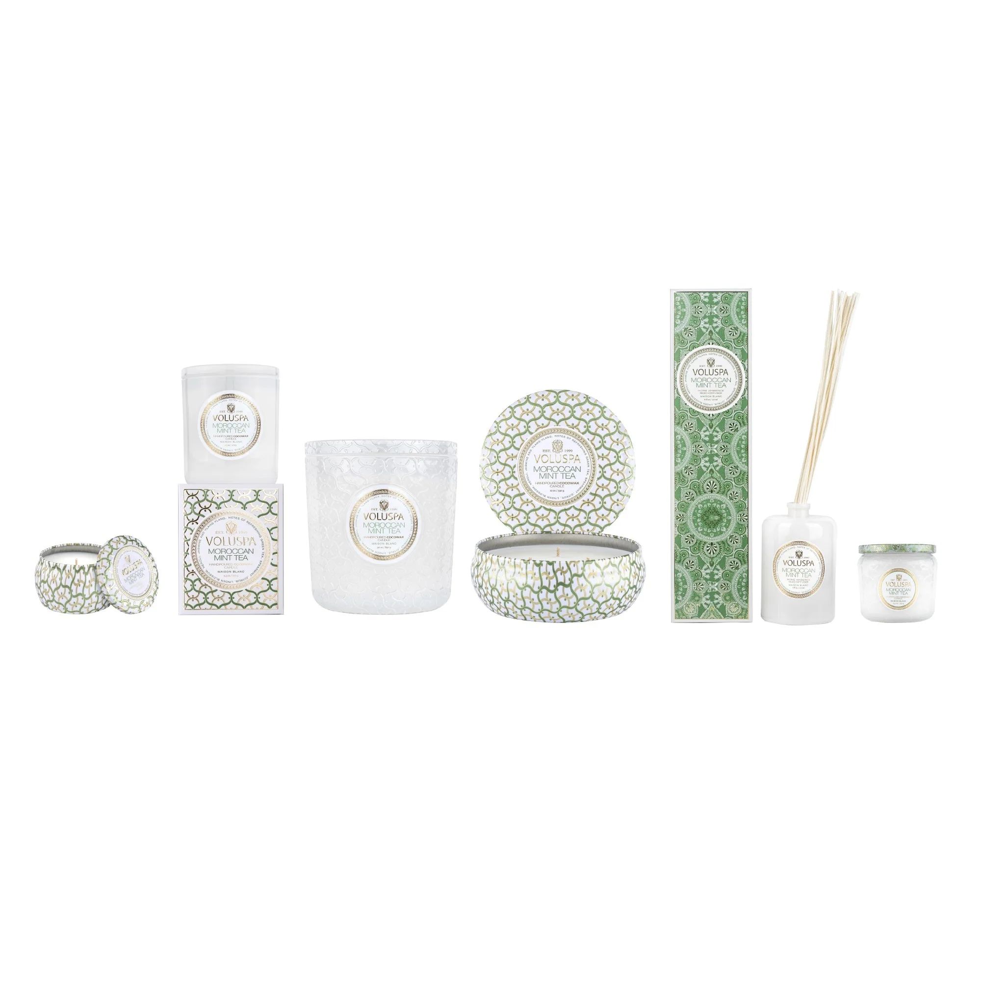 Voluspa - MOROCCAN MINT TEA - LUXE CANDLE