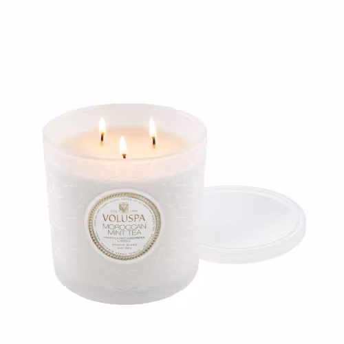 Voluspa - MOROCCAN MINT TEA - LUXE CANDLE