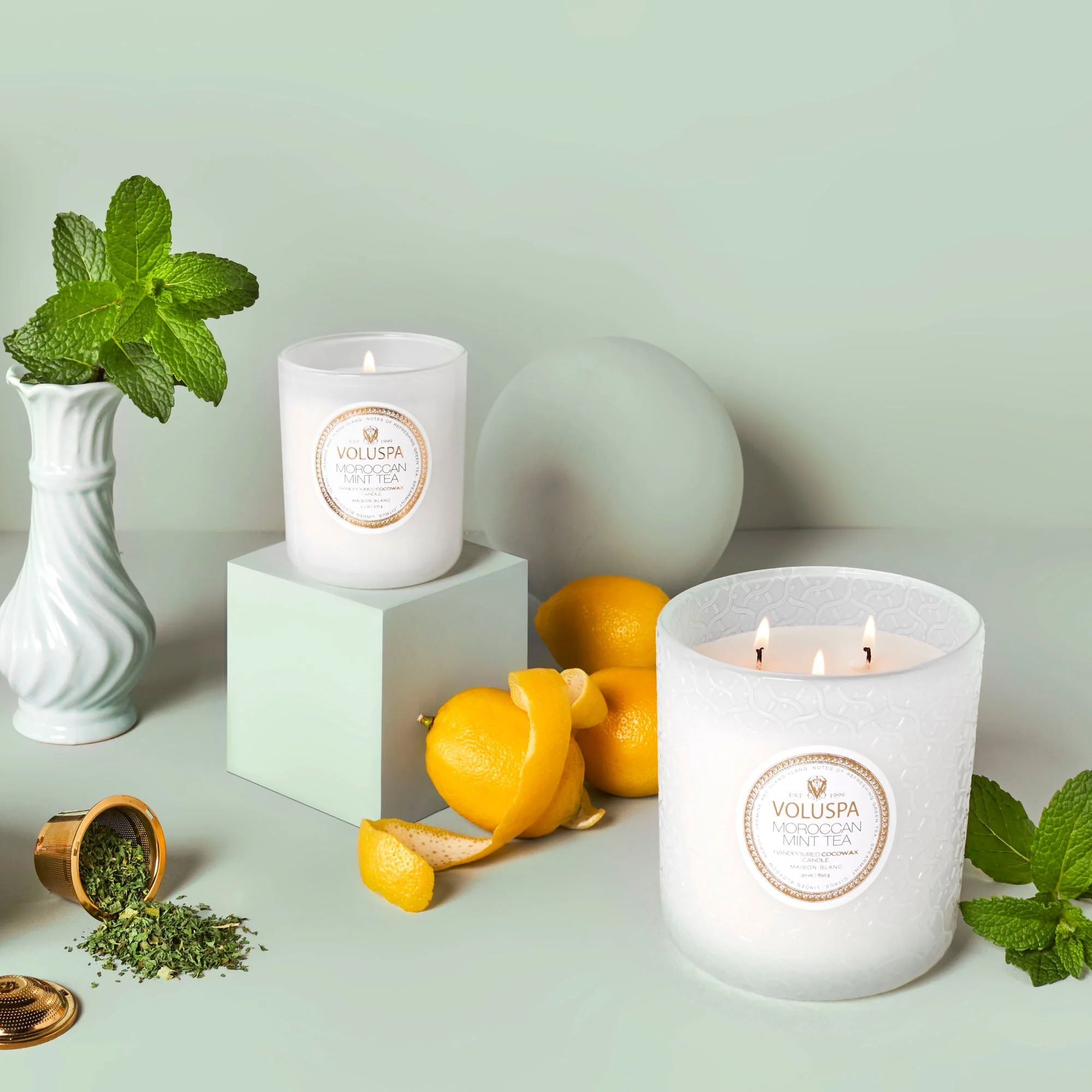 Voluspa - MOROCCAN MINT TEA - LUXE CANDLE