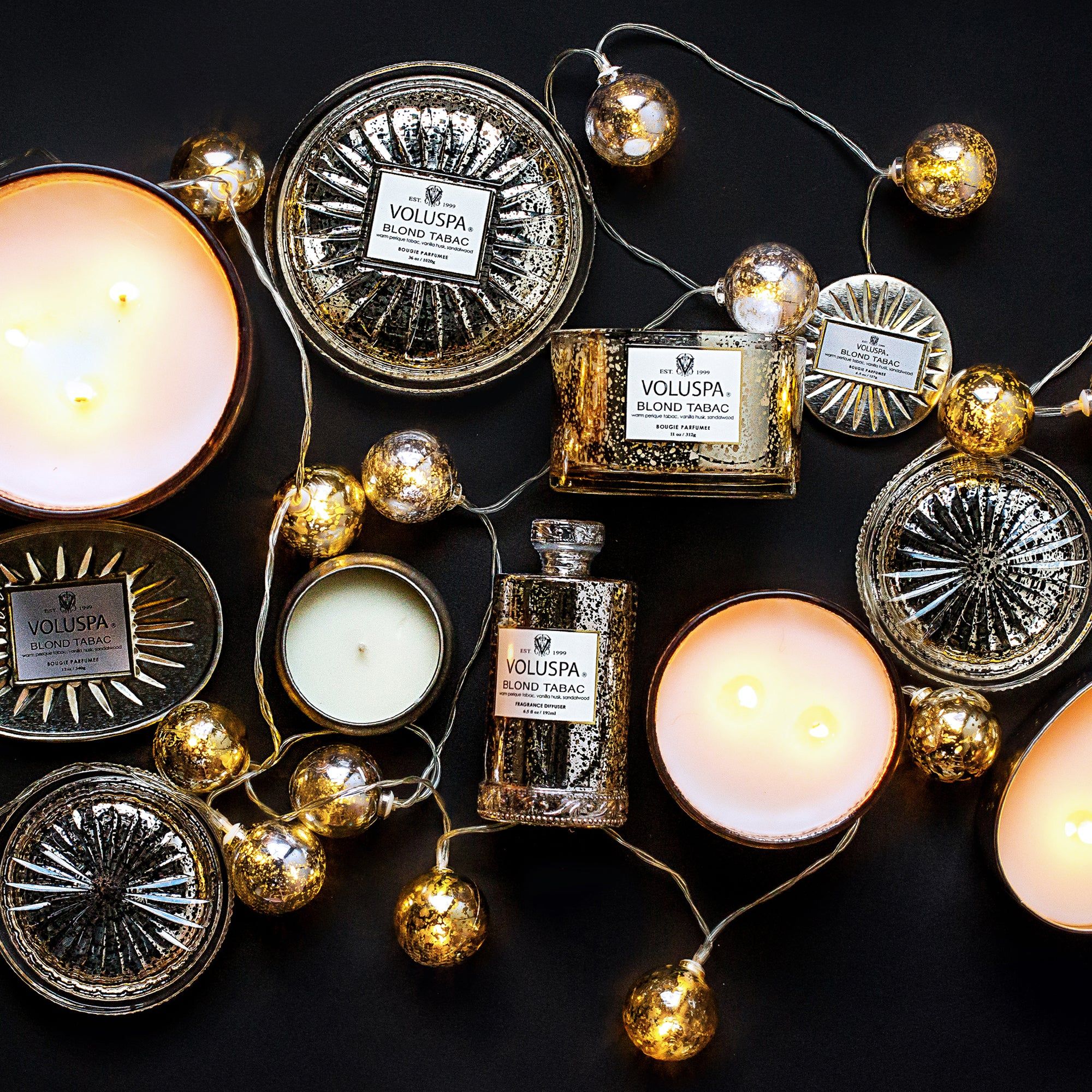 Voluspa - BLOND TABAC - 3 WICK GRANDE MAISON CANDLE