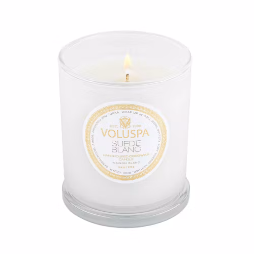 Voluspa - SUEDE BLANC - CLASSIC CANDLE