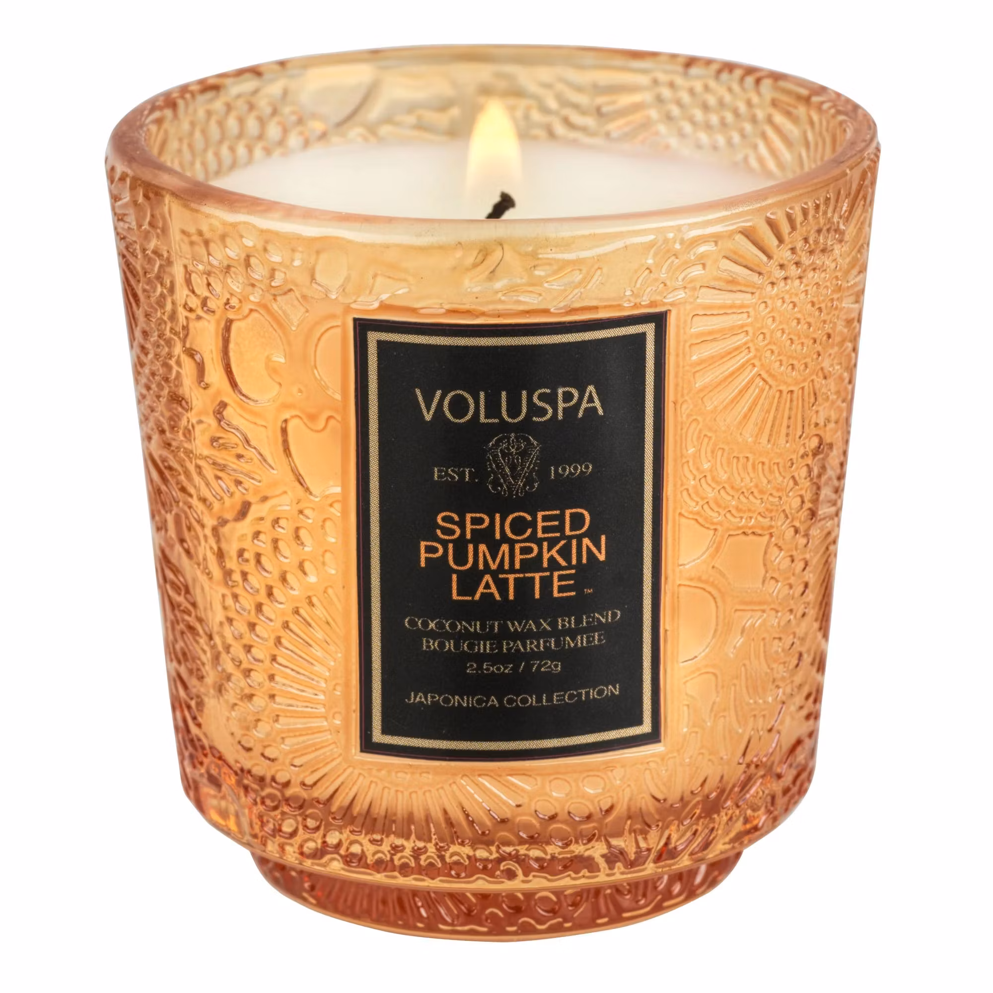 Voluspa - SPICED PUMPKIN LATTE - PETITE PEDESTAL CANDLE
