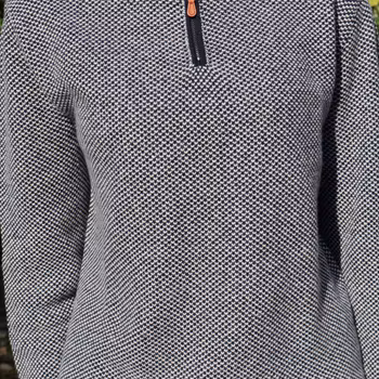 Daniele Fiesoli - Cashmere Quarter-Zip Jumper - Blue/White