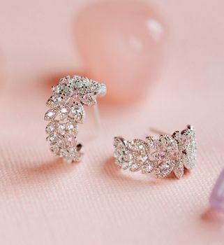 Lily & Rose - LAUREL HOOPS EARRINGS – SILVER