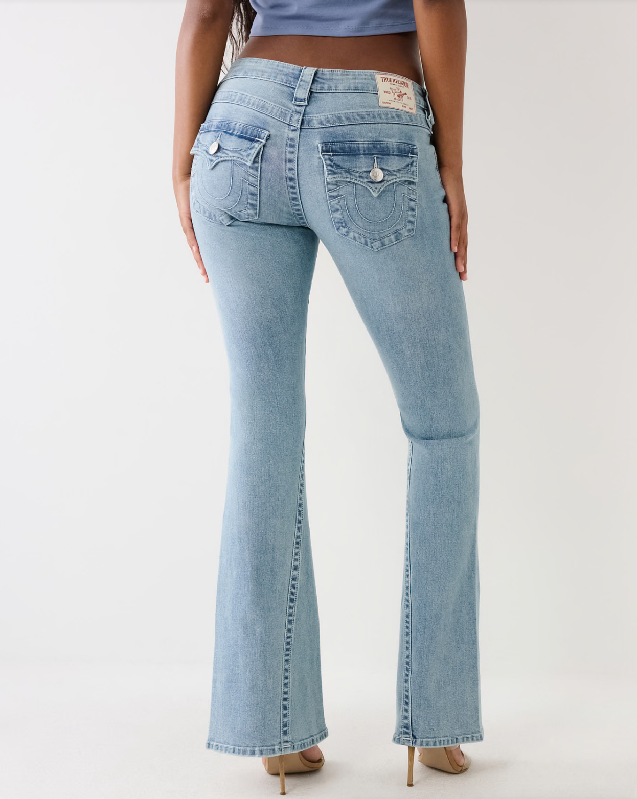 True Religion - ONLINE EXCLUSIVE JOEY LOW RISE FLARE JEAN - Peak spot