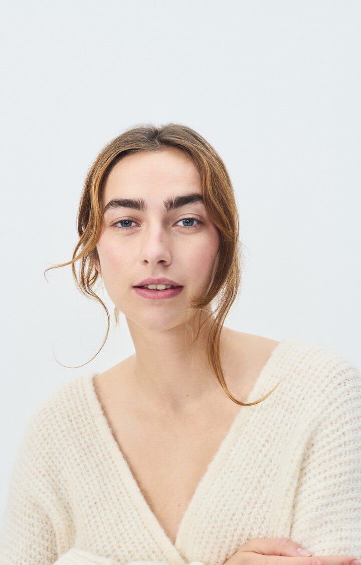 American Vintage - WOMEN'S CARDIGAN EAST - MELANGE PEARL