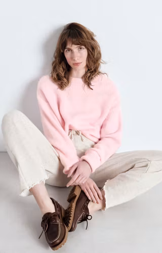 American Vintage - WOMEN'S JUMPER VITOW - DRAGEE CHINE