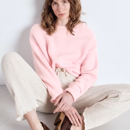 American Vintage - WOMEN'S JUMPER VITOW - DRAGEE CHINE