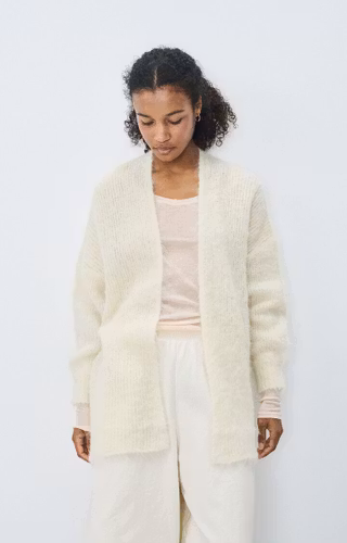 American Vintage - WOMEN'S CARDIGAN BYMI - NACRE