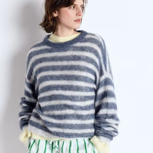 American Vintage - WOMEN'S - WOMEN'S JUMPER NENYBAY - POLAIRE CHINE