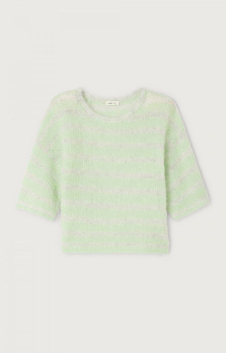 American Vintage - WOMEN'S - WOMEN'S JUMPER NENYBAY SHORT - POLAIRE CHINE