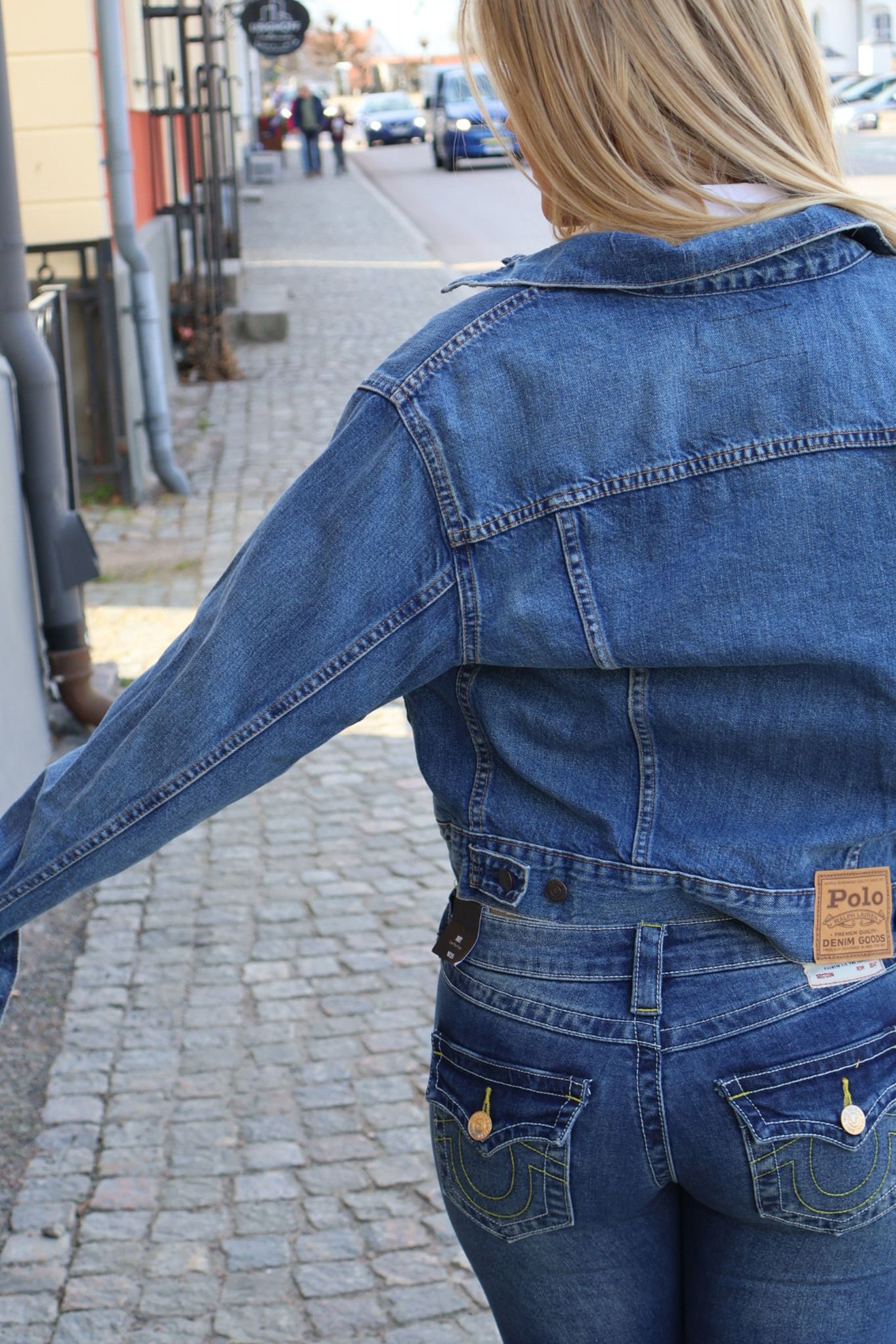 True Religion - Joey low rise flare flap - arabella