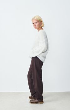 American Vintage - WOMEN'S JUMPER NUNY - Polaire chine