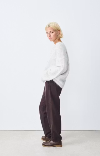 American Vintage - WOMEN'S JUMPER NUNY - Polaire chine