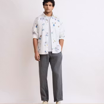 Hartford - TANKER PANTS - Eucalyptus green