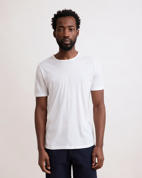 Hartford - LIGHT CREW T-SHIRT - white