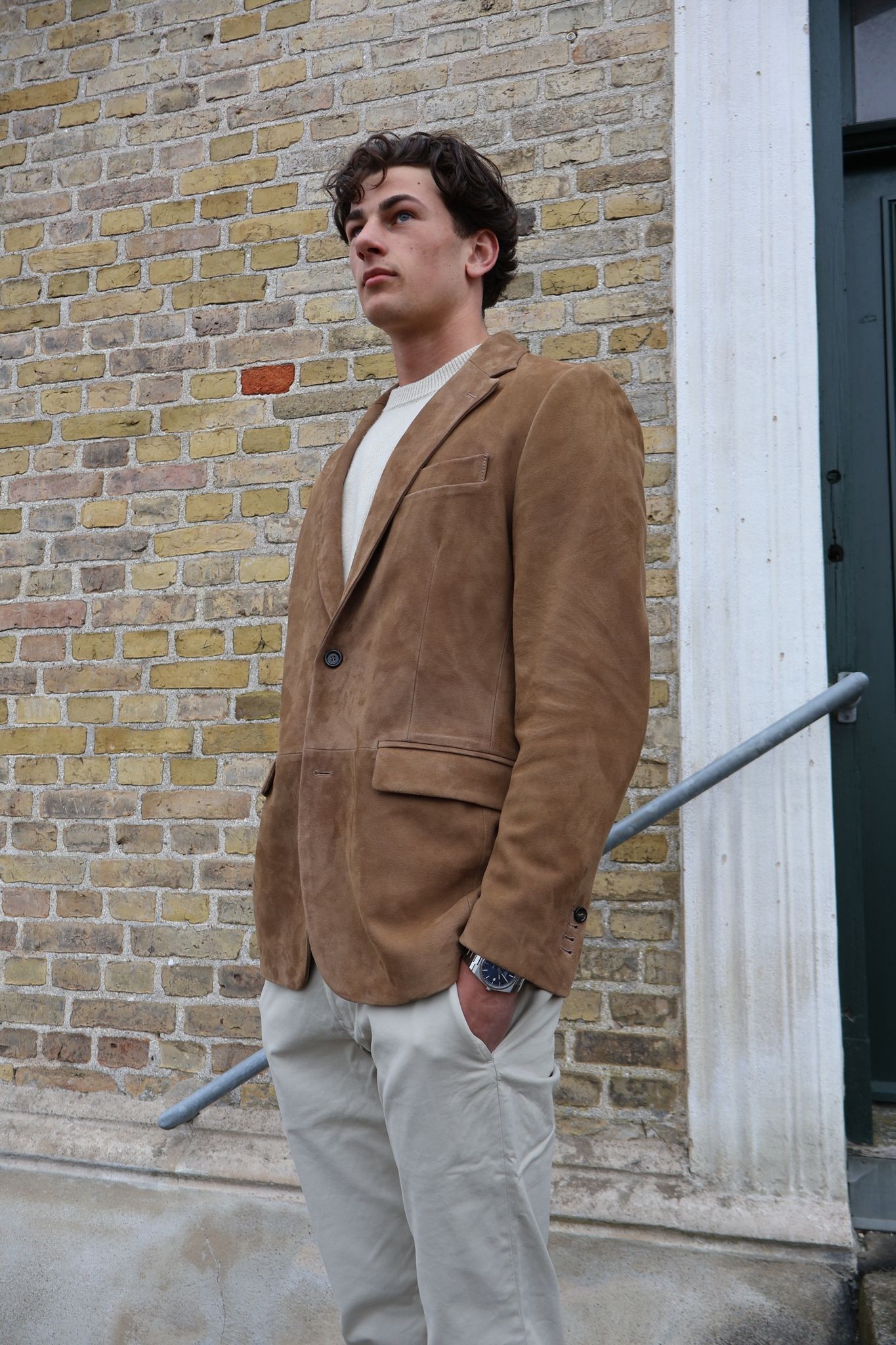 Lardini - 100 % sheep leather blazer
