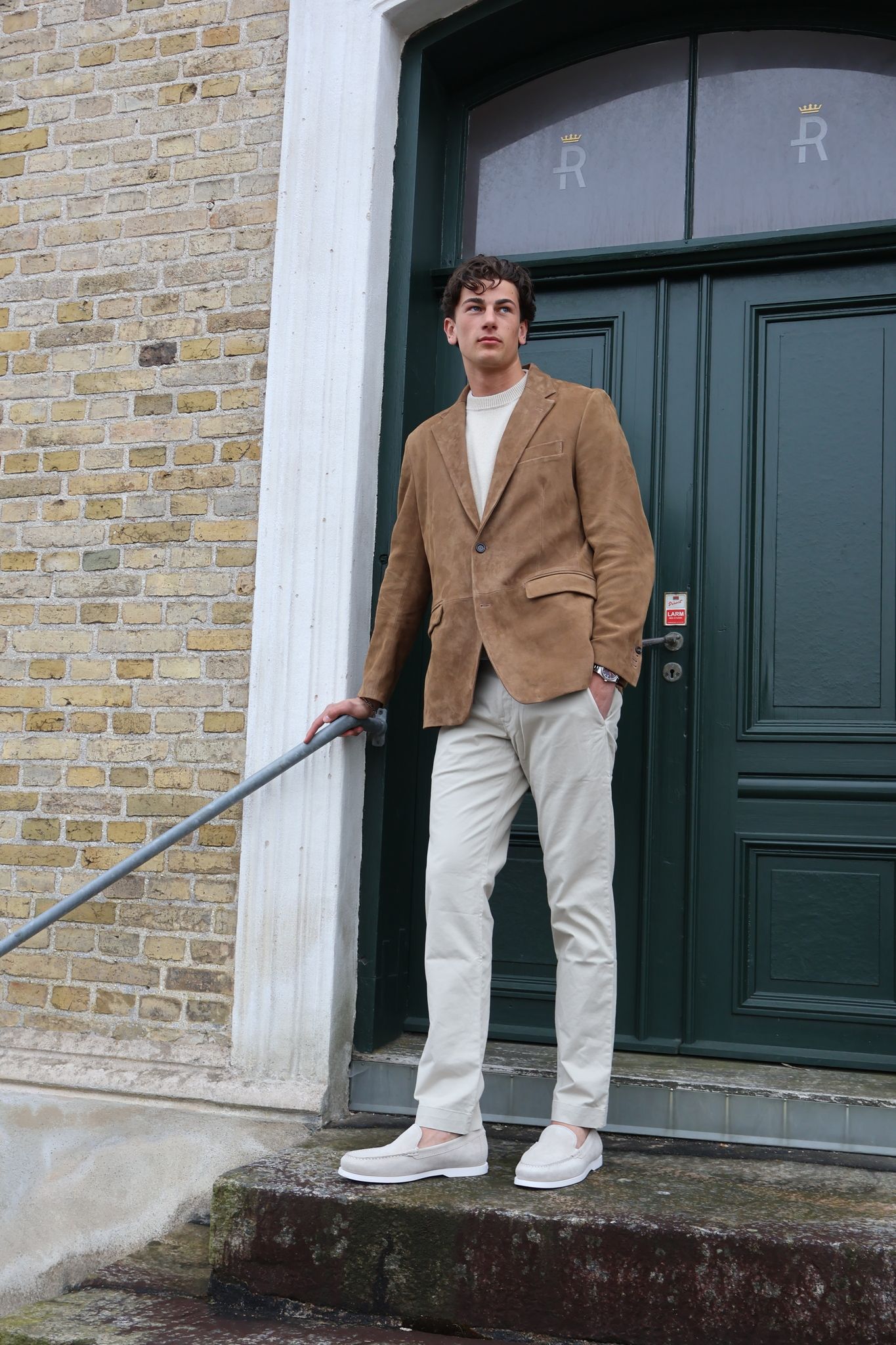 Lardini - 100 % sheep leather blazer