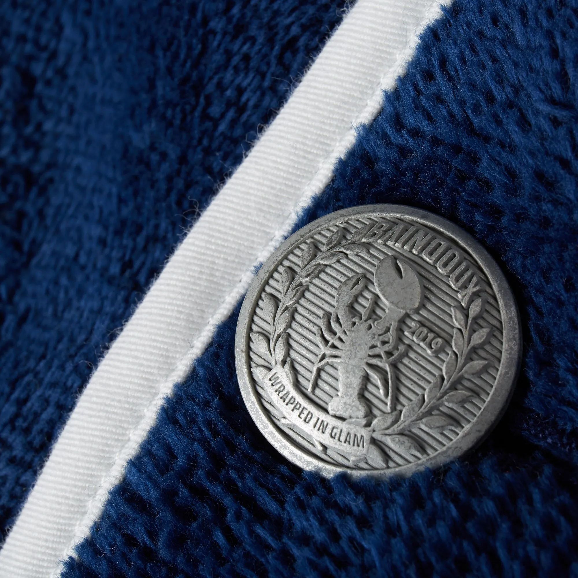 Baindoux - The Royal - Dark Blue / White