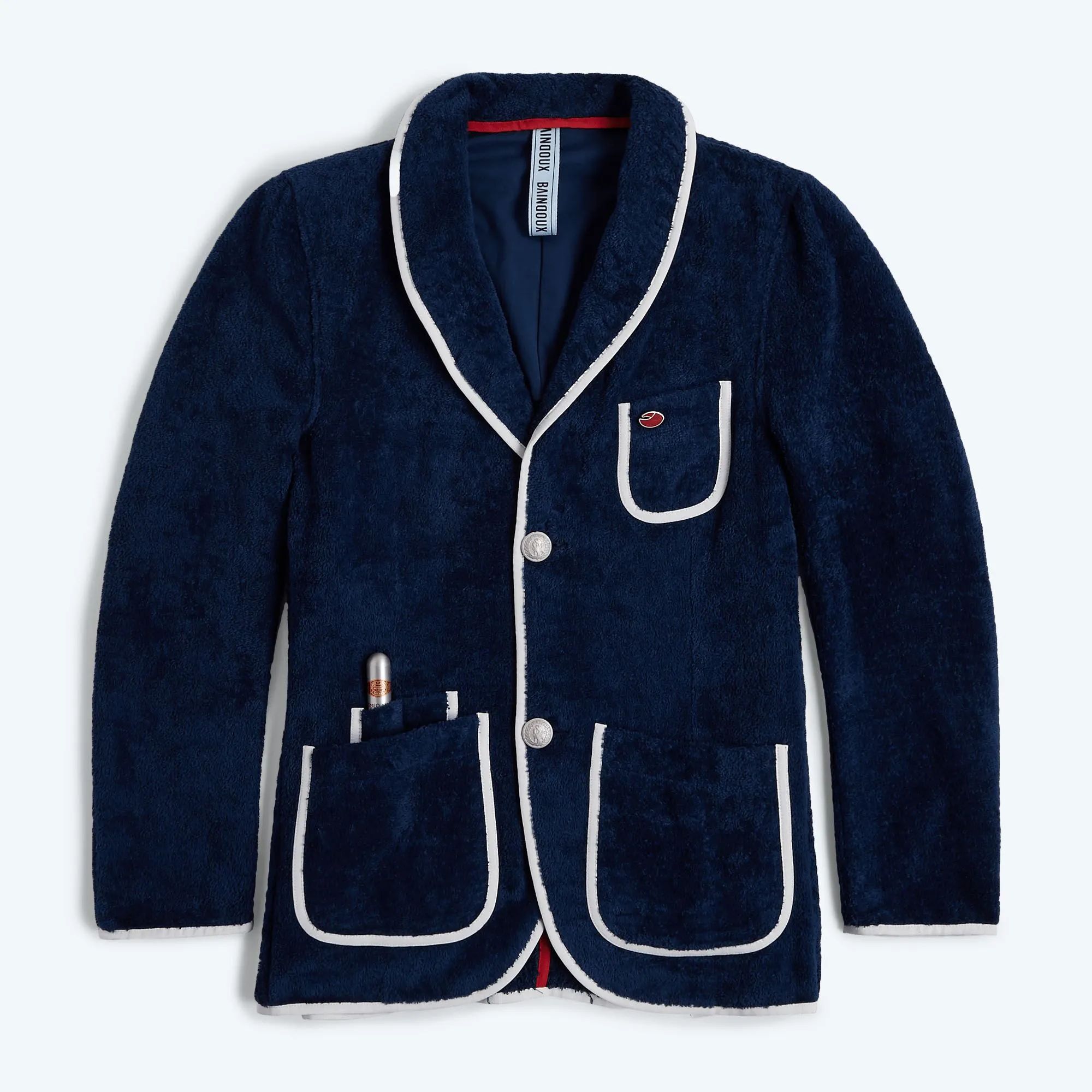 Baindoux - The Royal - Dark Blue / White