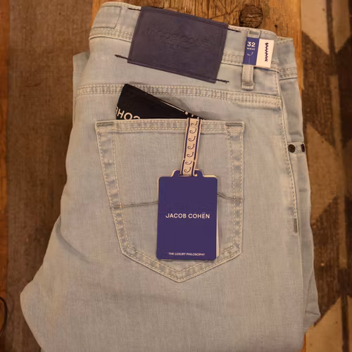 Jacob Cohën - Nick slim fit - Light blue