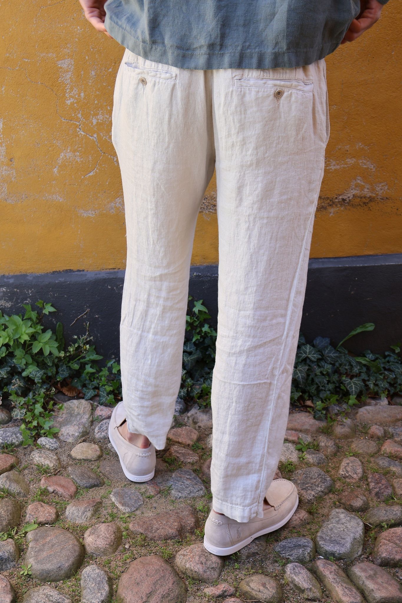 Hartford - TANKER PANTS - Light beige