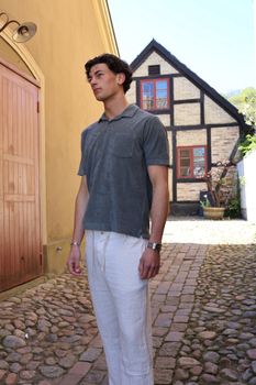 Hartford - Bouclette Polo - Army green