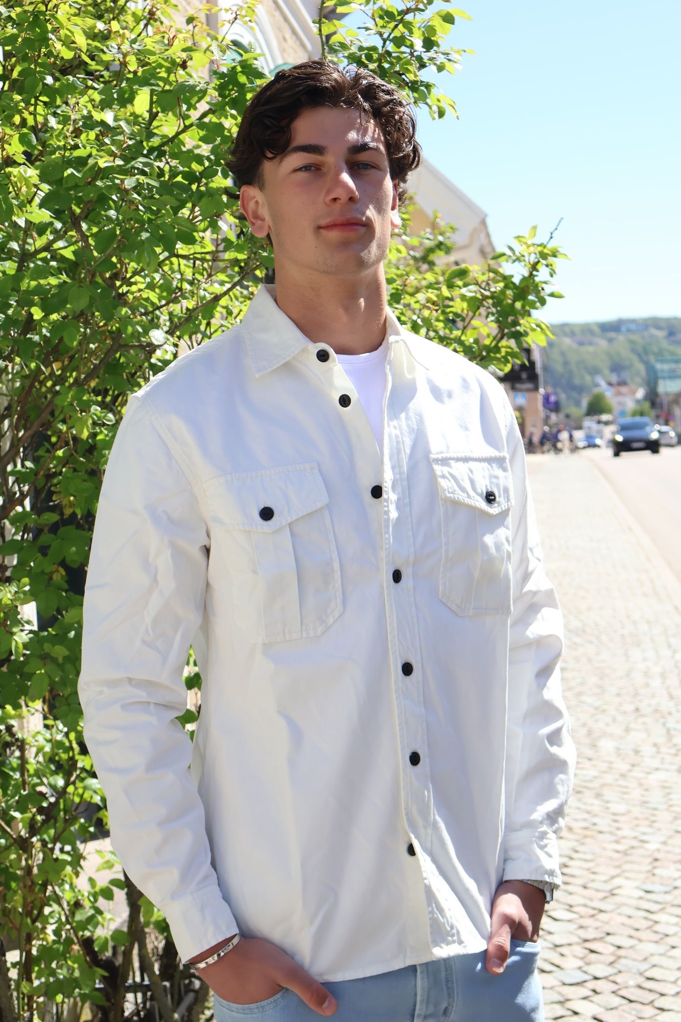 Chesapeakes  - Gabardine Guide shirt Alaska - Off White