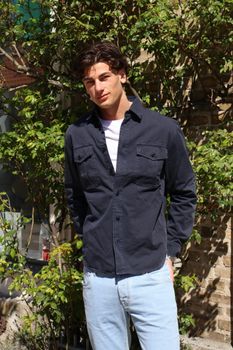 Chesapeakes  - Gabardine Guide shirt Alaska - Navy Blue