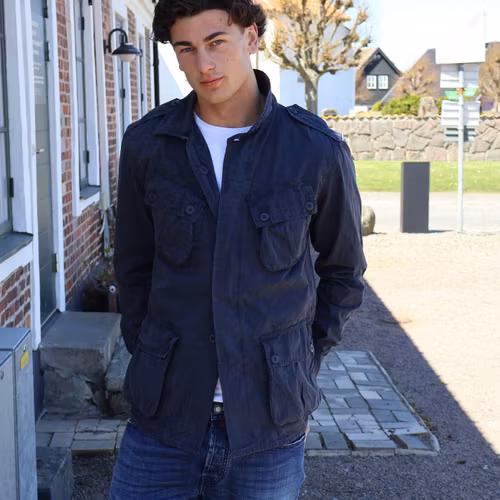 Chesapeakes - Jungle jacket Popeline - Marine blue