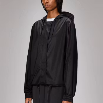 Rains - String W Jacket - Black Grain