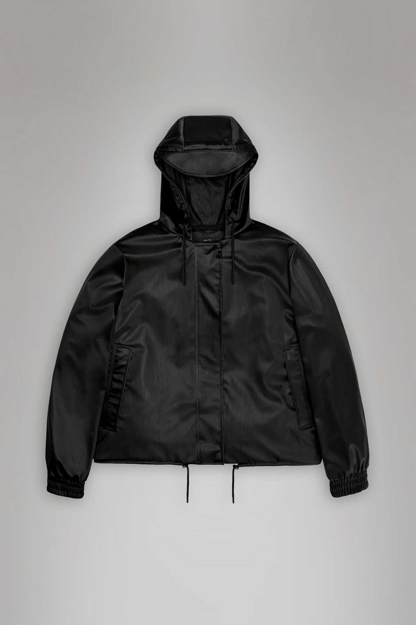 Rains - String W Jacket - Black Grain