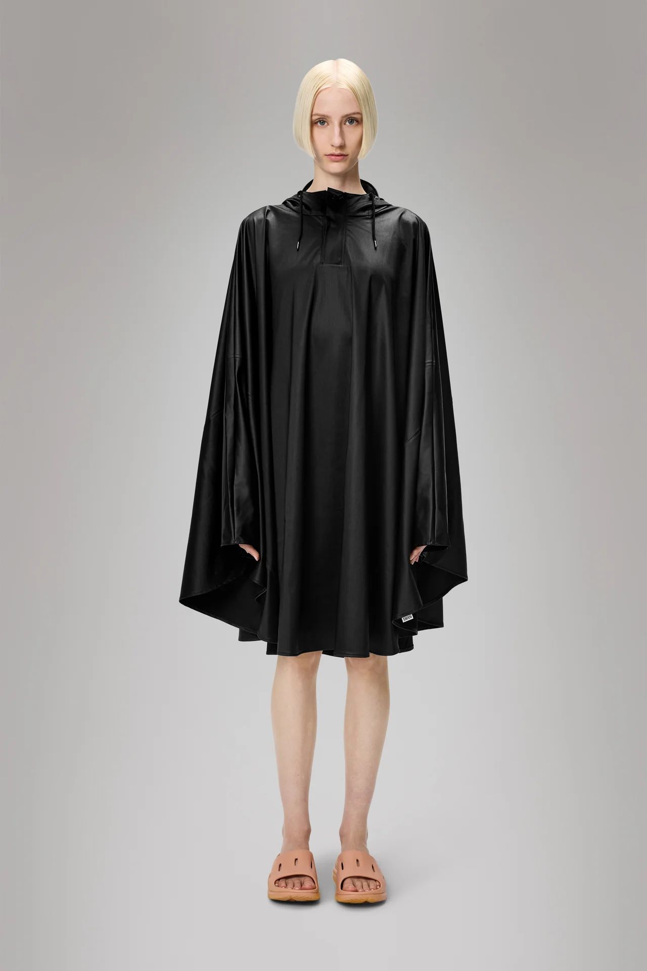 Rains - Unisex Cape - Black Grain