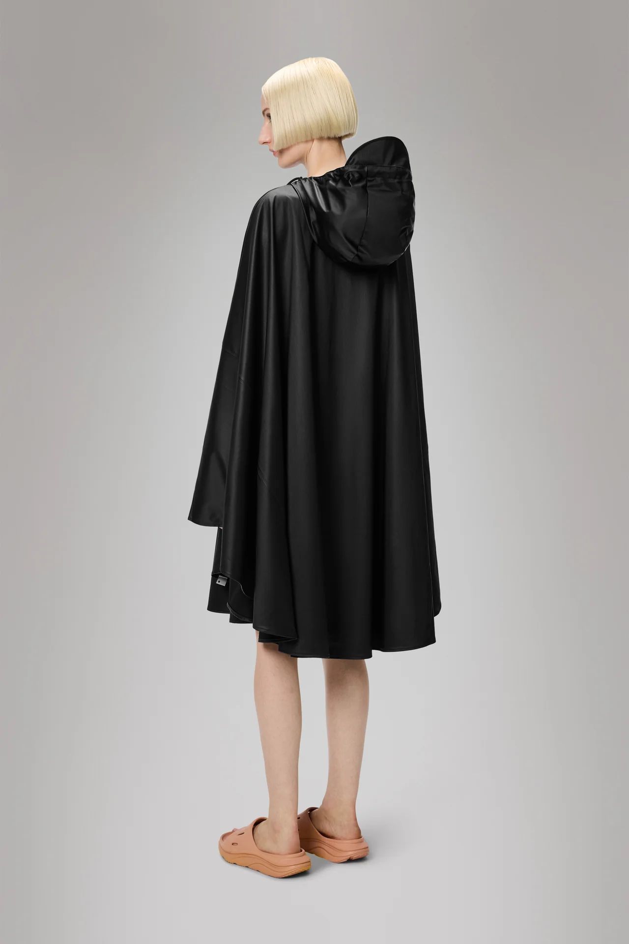 Rains - Unisex Cape - Black Grain